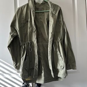 American Eagle Army Green Utility Oversized Jacket